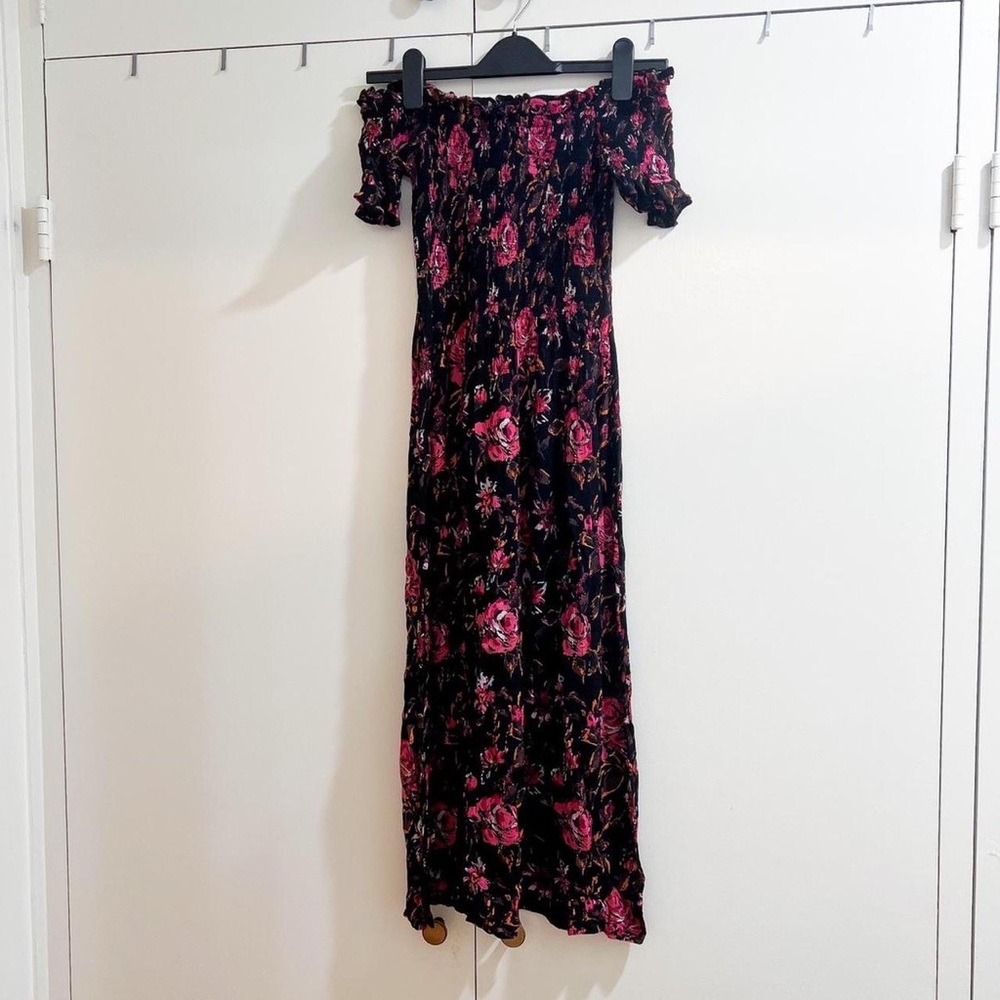 Urban Outfitters Kimchi Blue Smocked Midi Dress